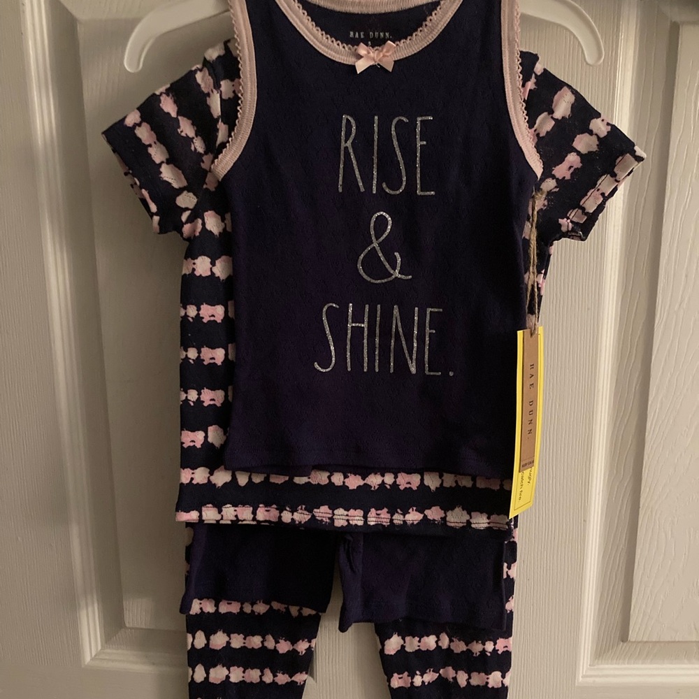 Rae Dunn girl’s pajamas size 5
